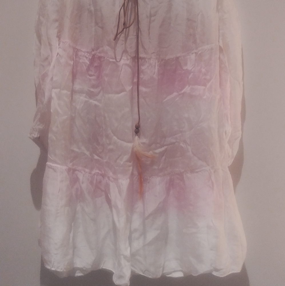 Aquavita Dress with Feather Detail size S